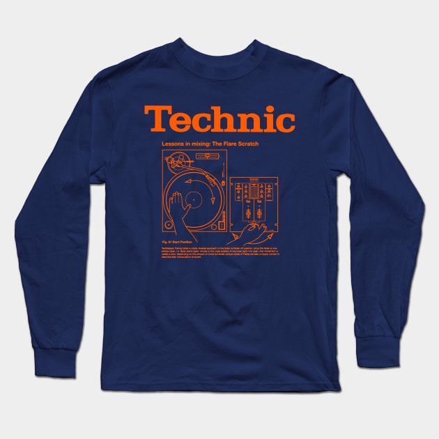 deejay beats Long Sleeve T-Shirt by retroracing